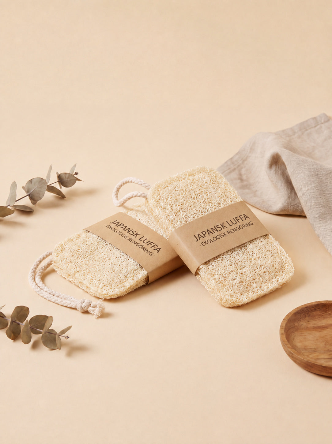 Naturlig Loofah Svamp — Säg Nej till Mikroplaster