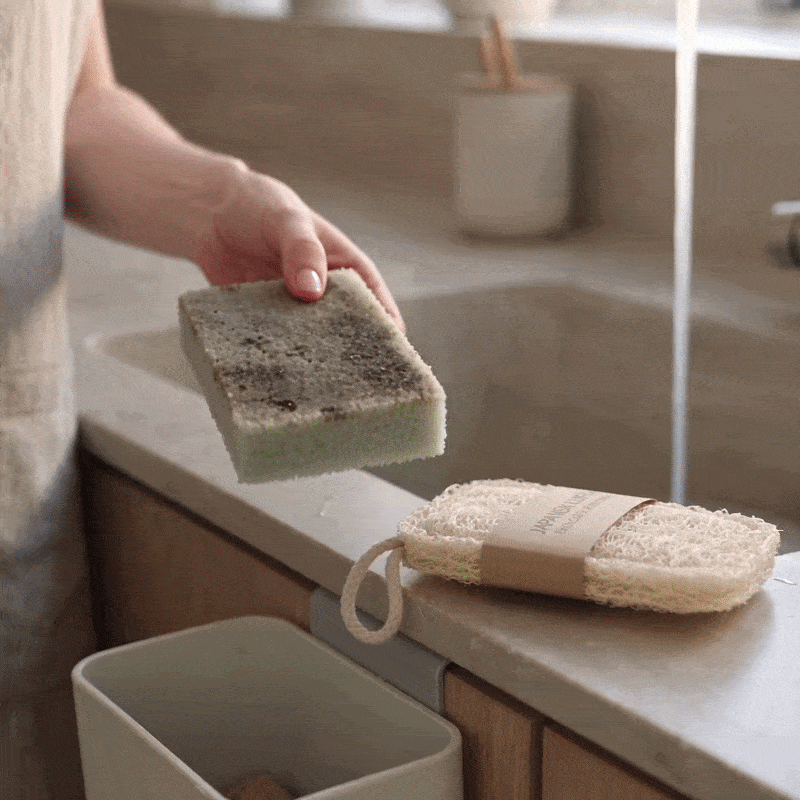 Naturlig Loofah Svamp — Säg Nej till Mikroplaster